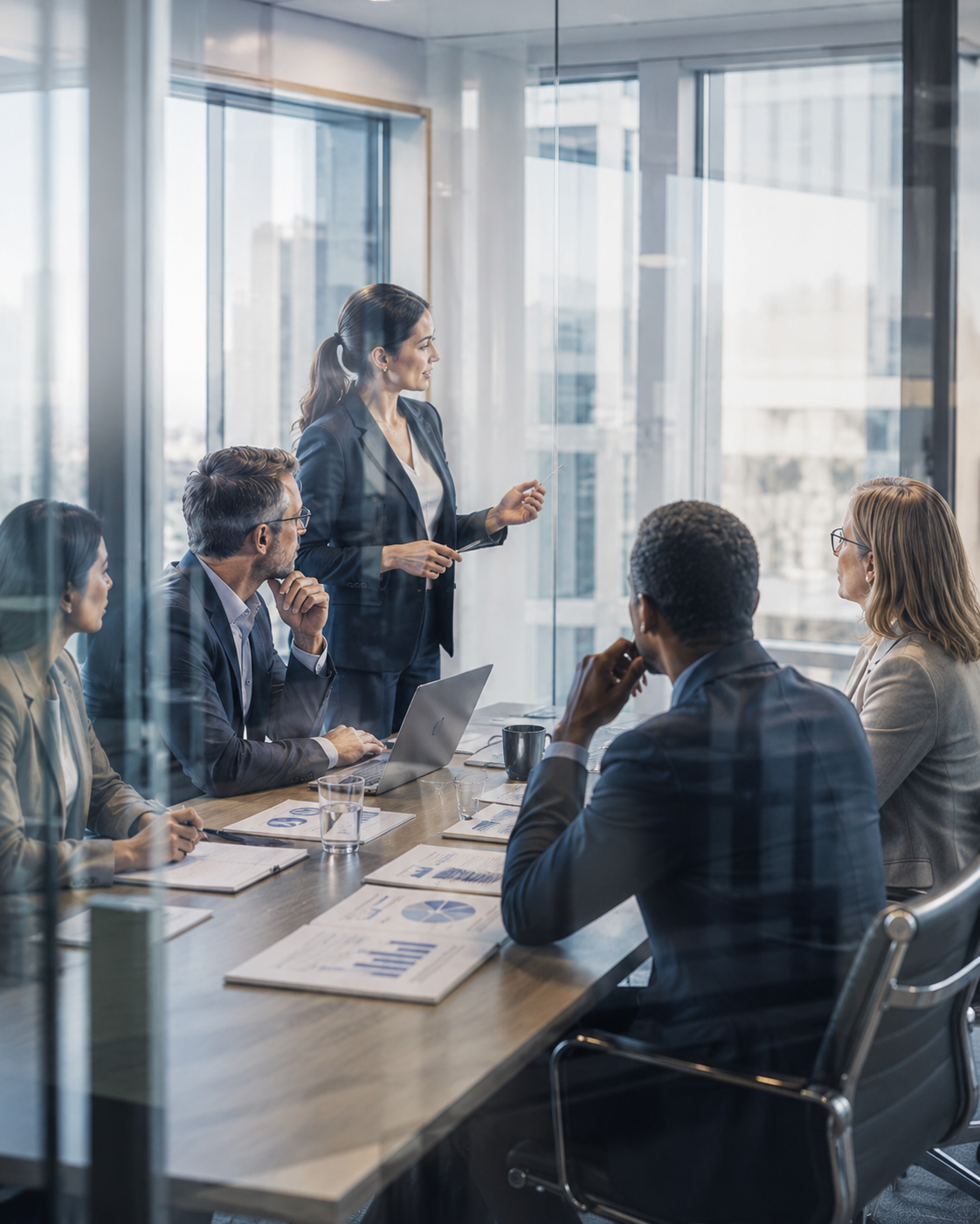 Zweiback Group consultants in a client strategy session